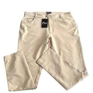NWT‎ Men’s Zyia Active Office Chino Panrs size Large Actual 36 x 32